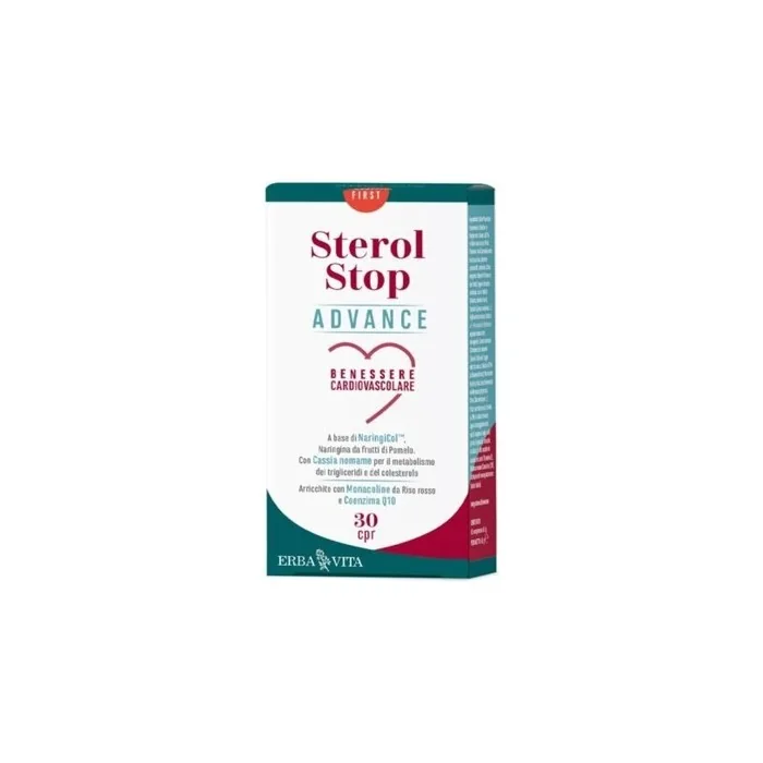 ERBA VITA Sterol Stop Advance Cholesterol Levels Supplement 30 Tablets