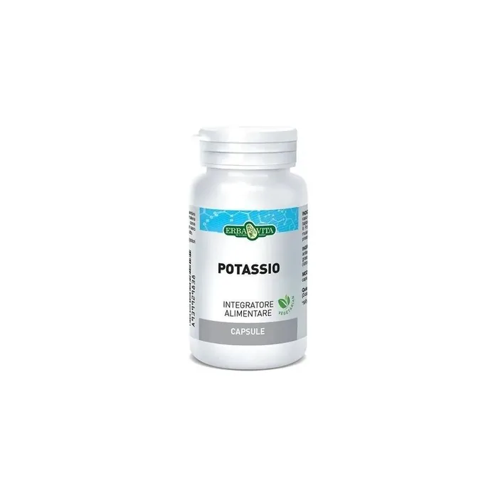 Erba Vita Potassium 60 Capsules Essential Mineral Supplement