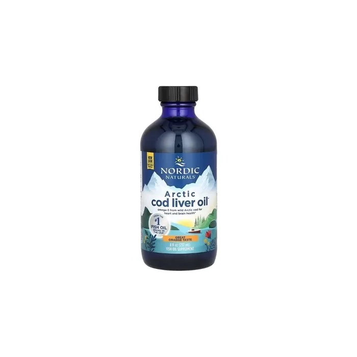 Nordic Naturals Arctic Cod Liver Oil 1060mg Orange Flavor 237ml