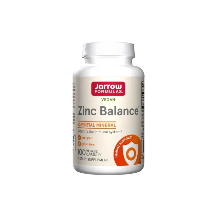 Jarrow Formulas Zinc Balance Dietary Supplement 100 Vegetarian Capsules