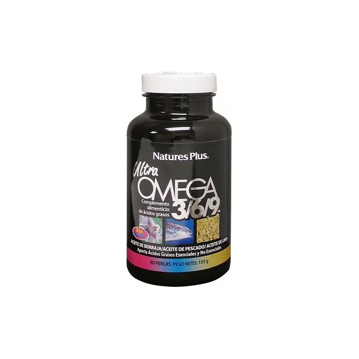 Natures Pl Ultra Omega 3-6-9 1200 Mg X 90 Perlas