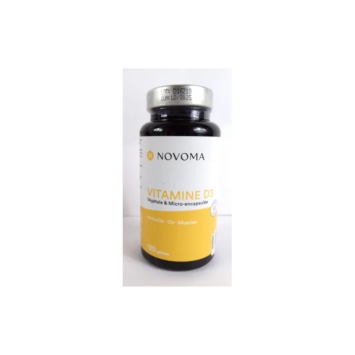 Novoma Vitamin D3 120 Capsules