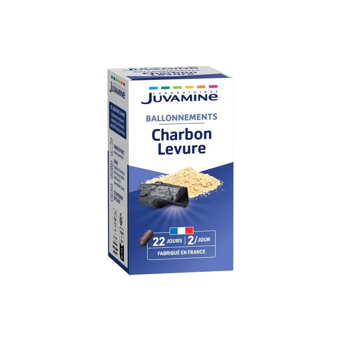Juvamine Digestion Charcoal Yeast for Intestinal Gas Relief