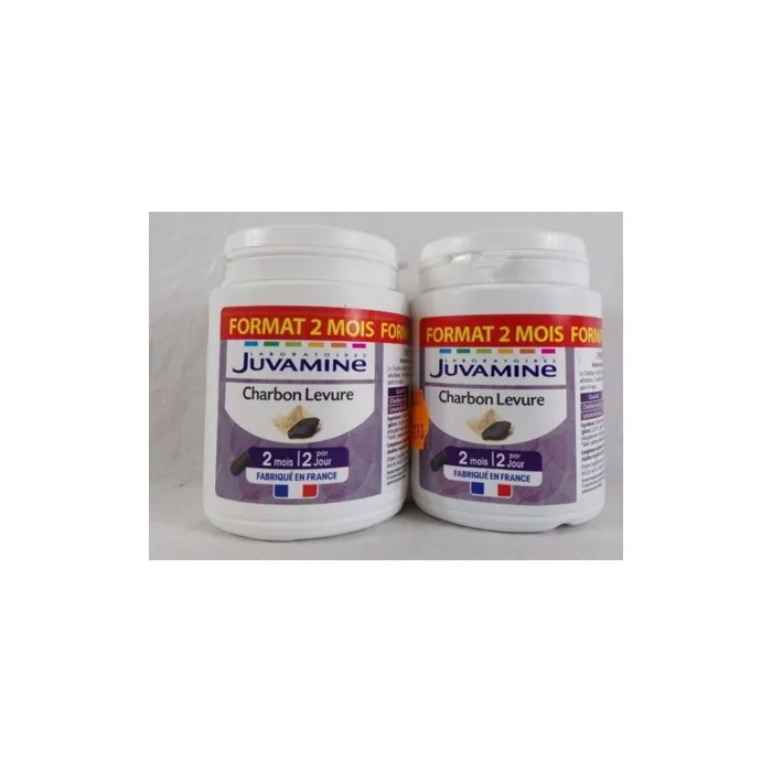 Juvamine Laboratory Charcoal Yeast 240 Capsules