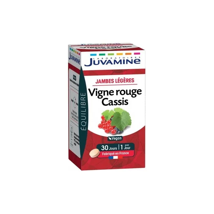 Juvamine Red Vine Black Currant Food Supplement 30 Tablets