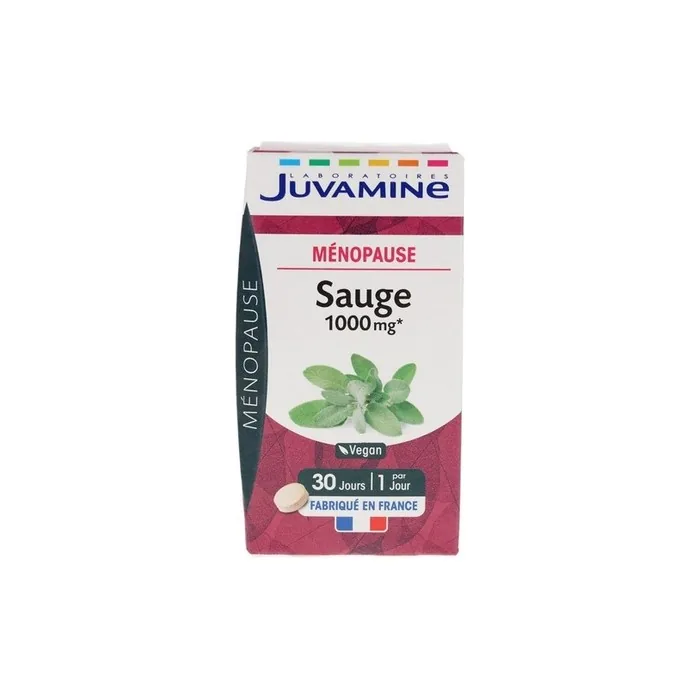 Juvamine Sage 1000mg Dietary Supplement 30 Tablets
