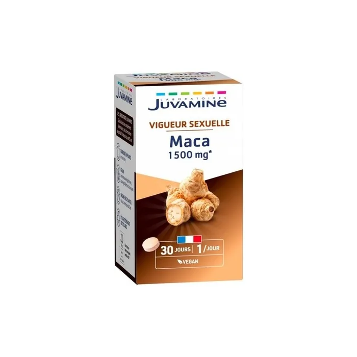 Juvamine Maca 1500mg Dietary Supplement 30 Tablets
