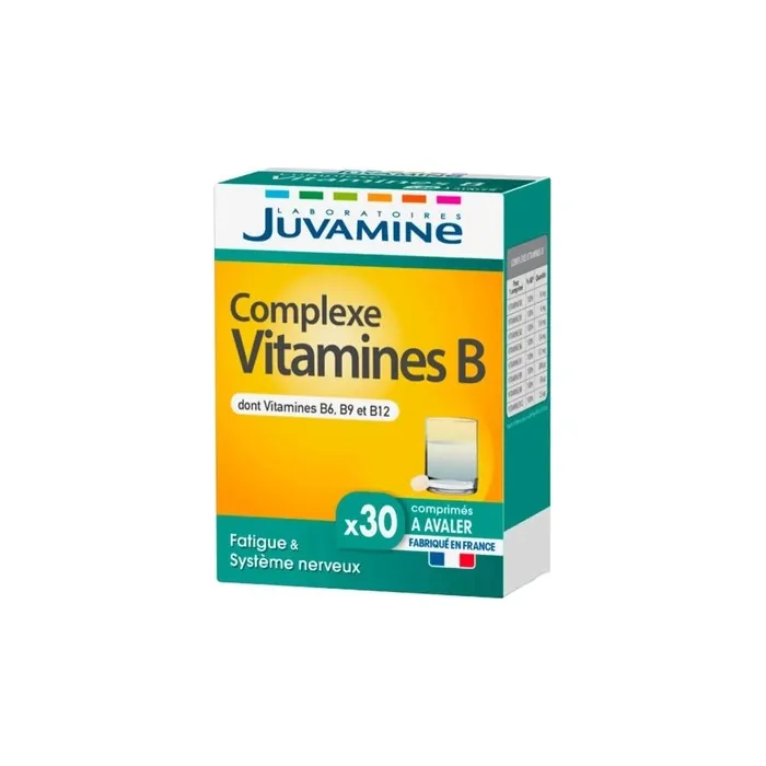 Juvamine Vitamin B Complex Fatigue And Nervous System 30 Capsules