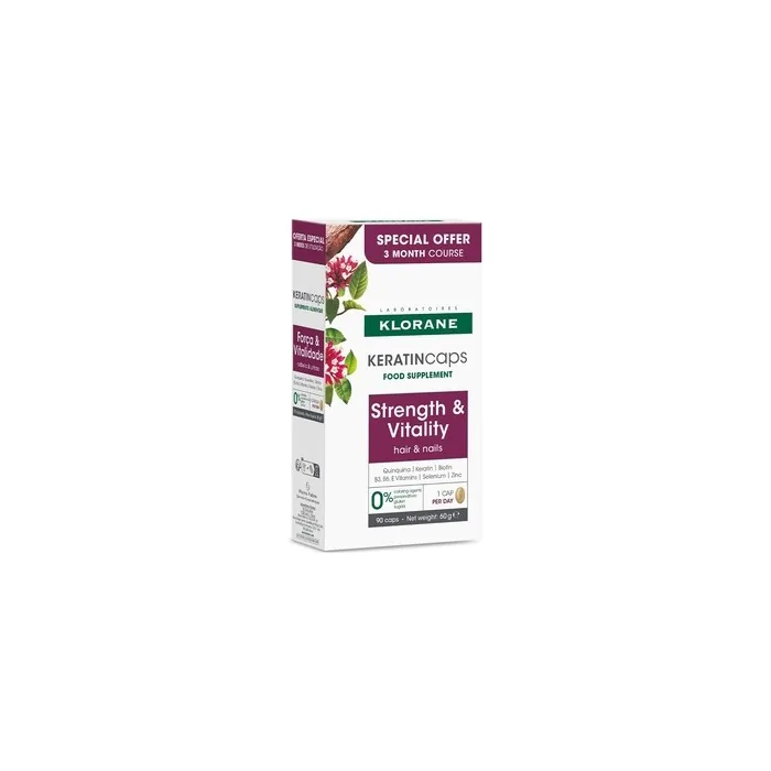 Klorane Quinina Keratin Capsules Antihair Loss 90 Capsules