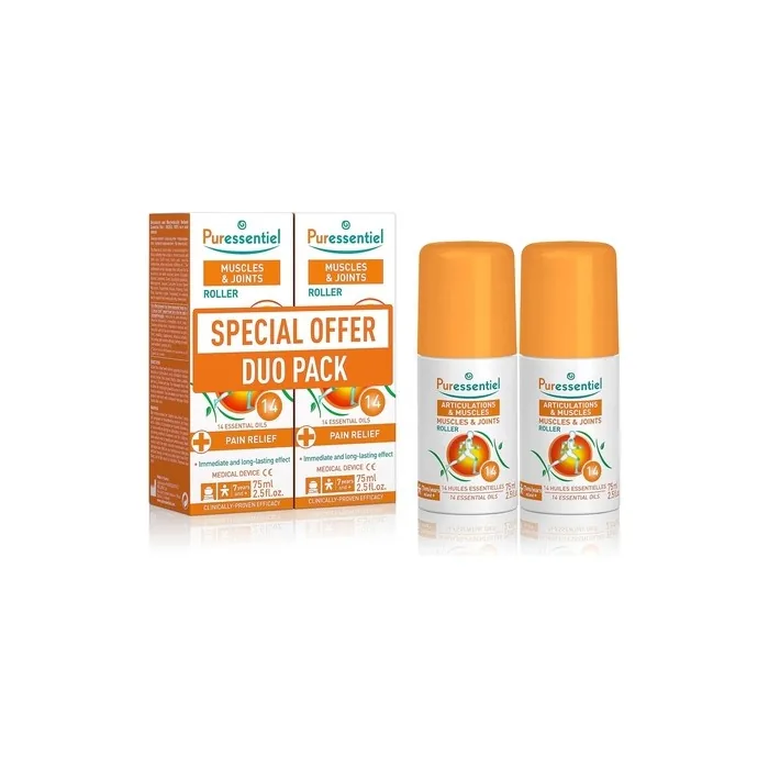 Puressentiel Duo Pack Muscles & Joints Roll On 75ml - Pack of 2