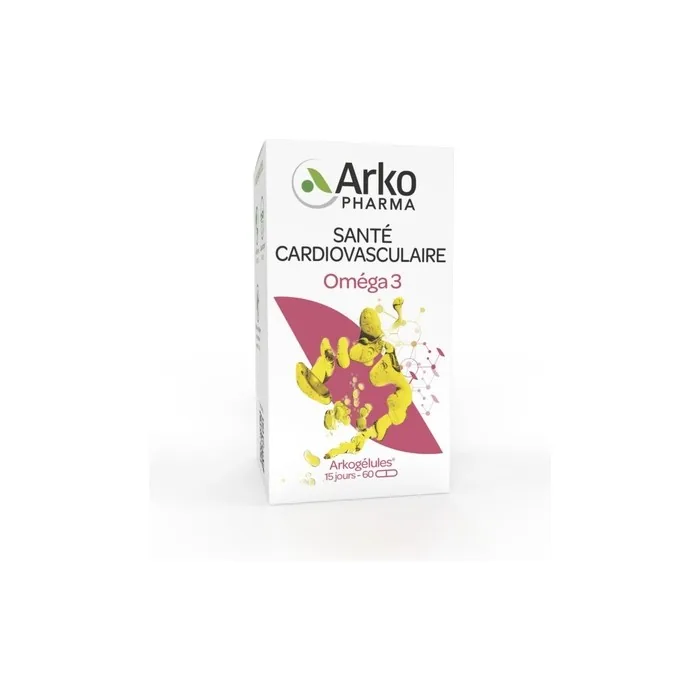 Arkogelules Omega 3 Marine-Sourced Active Ingredients for Proper Functioning