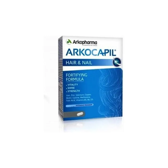 Arkopharma Forcapil Tablets Vitamin Mineral Base Promoting Hair Growth