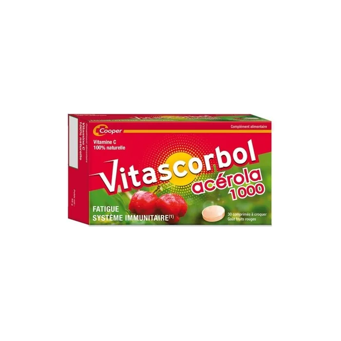 Vitascorbol Vitamin C Food Supplement Acerola 100