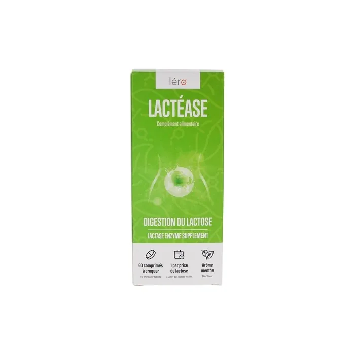 Lero Lactease Lactose Digestion 60 Tablets 25g