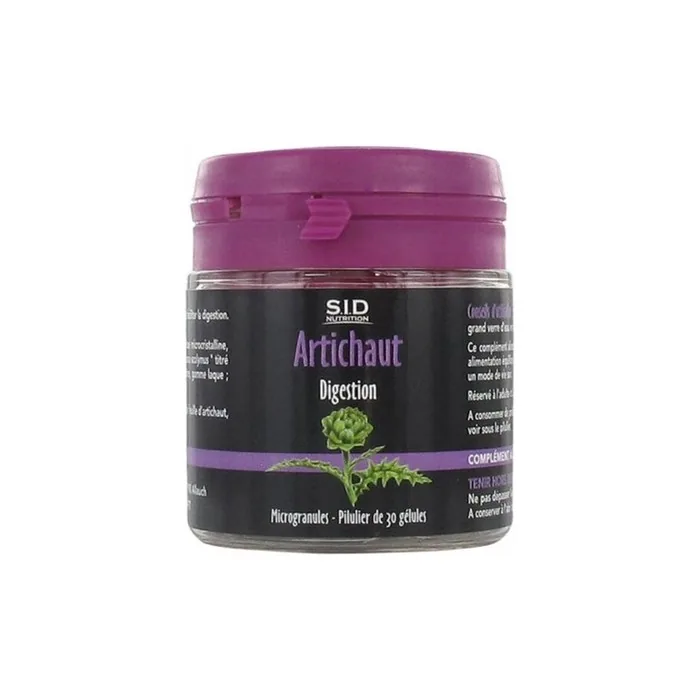 Sid Nutrition Digestive Artichoke Dietary Supplement 30 Capsules