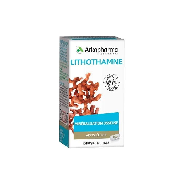 Arkopharma Phytotherapy Treatment Arkogelules Lithothamne Basidol 150 Capsules
