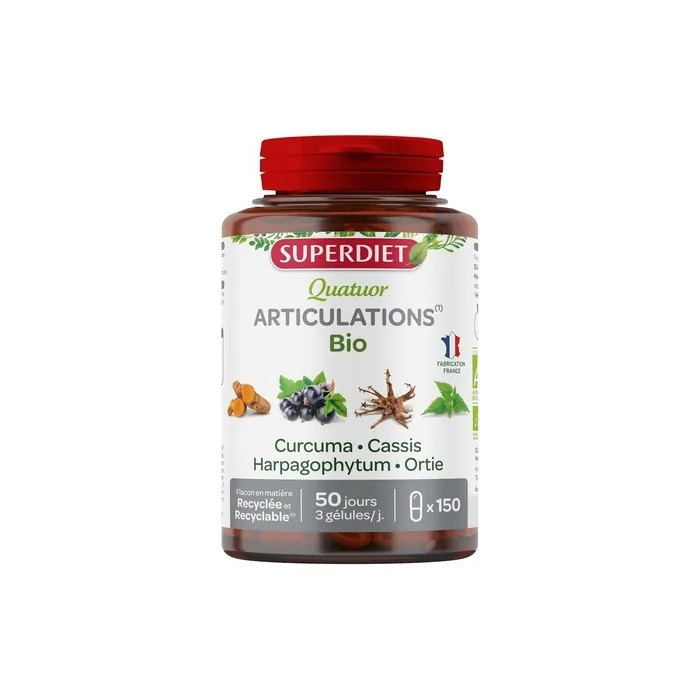 Superdiet Quatuor Articulations Bio Turmeric and Blackcurrant