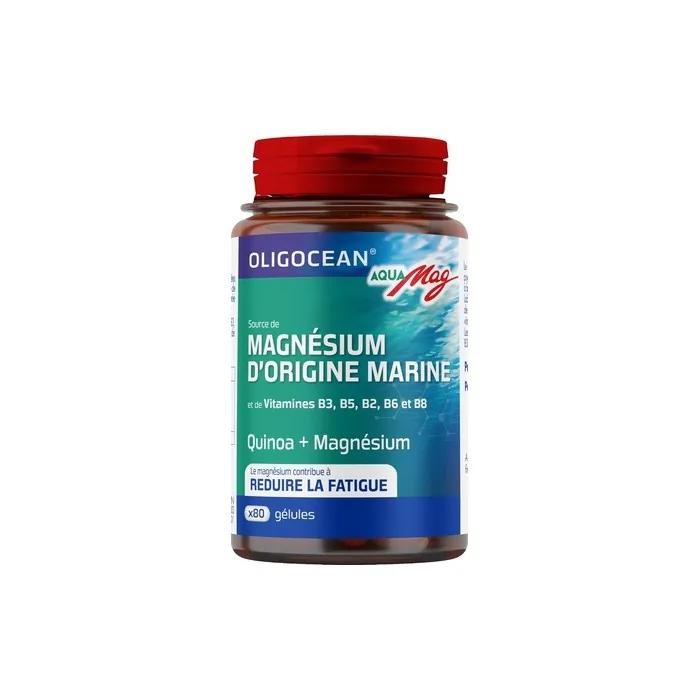 Oligocean Aquamag Marine Magnesium with Vitamins B3, B5, B2, B6, and B8