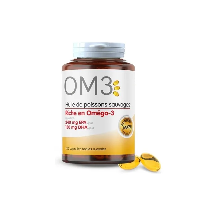Om3 Wild Fish Oil Rich in Omega 3 for Normal Heart Function