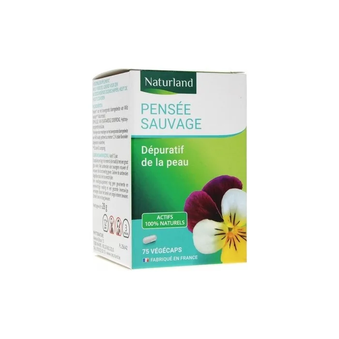 Naturland Wild Pansy Food Supplement 75 Vegecaps