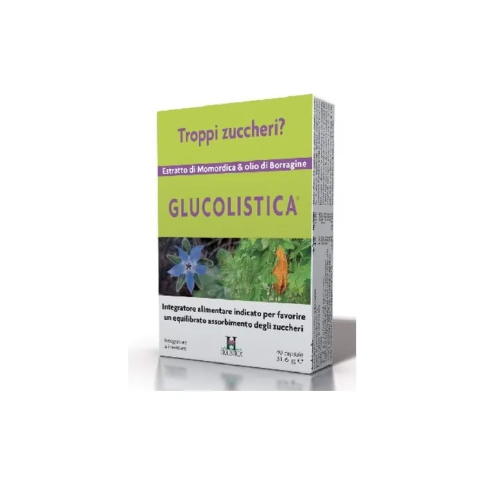 Glucolistica Food Supplement 40 Capsules - Naturally Lowers Blood Sugar and Metabolic Balancing Through Natural Compounds