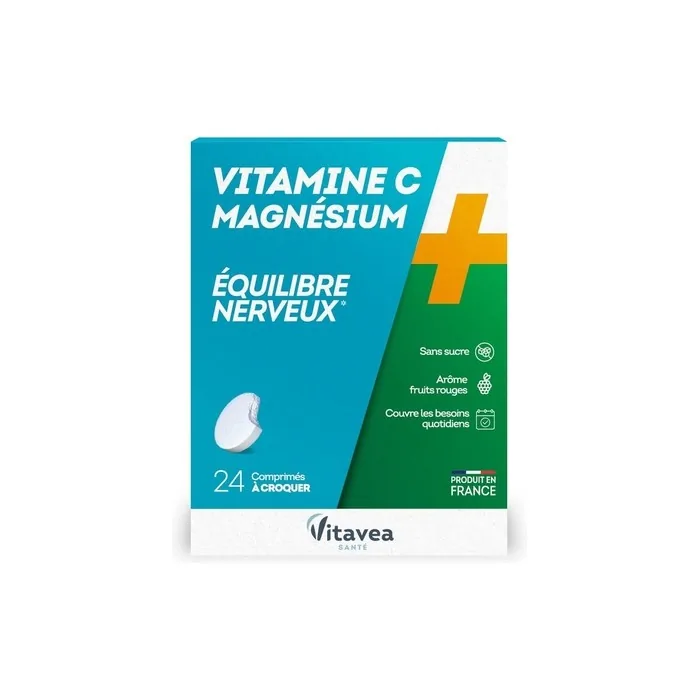 Nutrisante Vitamin C with Magnesium Nervous Balance 24 Tablets