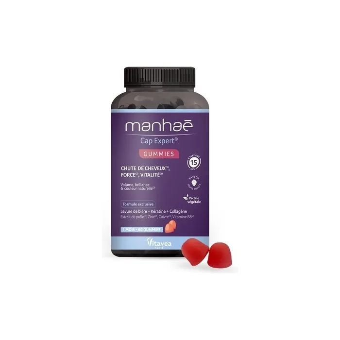 Manhae Cap Expert Gummies Food Supplement for Hair Loss and Strength