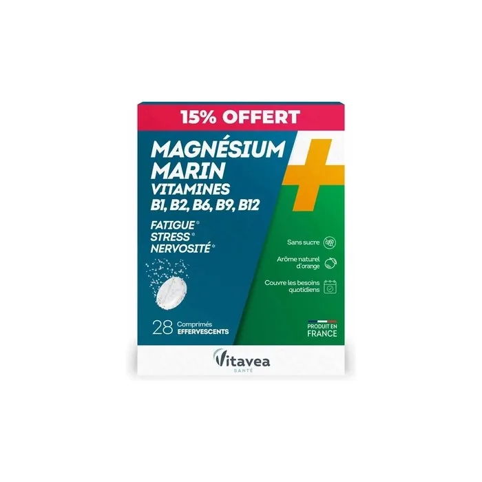 Vitavea Health Marine Magnesium Vitamins 28 Effervescent Tablets