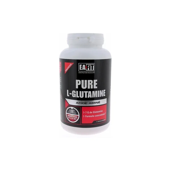 Eafit Pure L-Glutamine Powder 243g - Orange Flavor