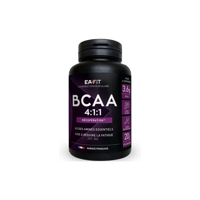 Eafit BCAA 4.1.1 Muscle Building Supplement 120 Capsules