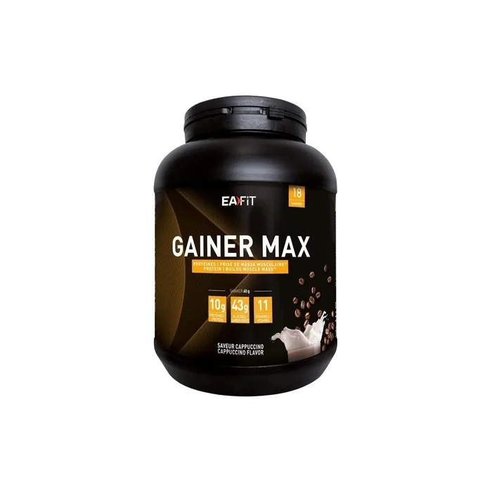 Eafit Gainer Max Muscle Construction Supplement 1.1kg Cappuccino Flavor