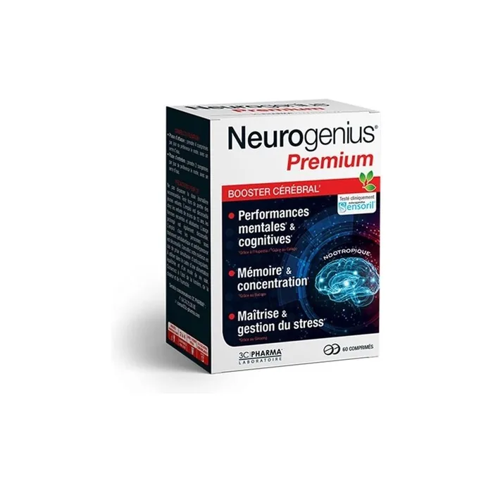 3c Pharma Neurogenius Premium 60 Tablets