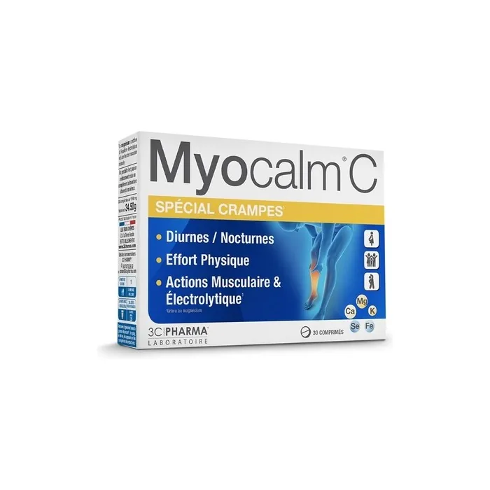 3c Pharma Myocalm C Special Cramps 30 Tablets