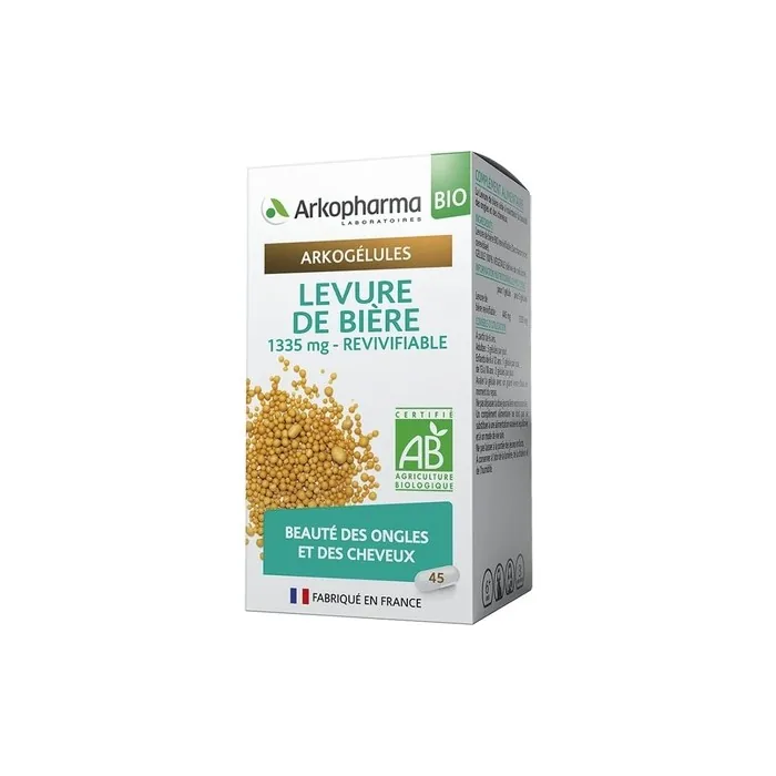 Arkopharma Arkogelules Organic Brewer's Yeast 45 Capsules