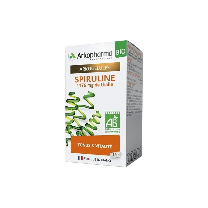Arkopharma Arko Organic Spirulina Capsules 150 Capsules