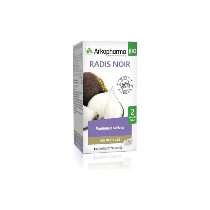 Arkopharma Organic Black Radish Food Supplement 130 Capsules