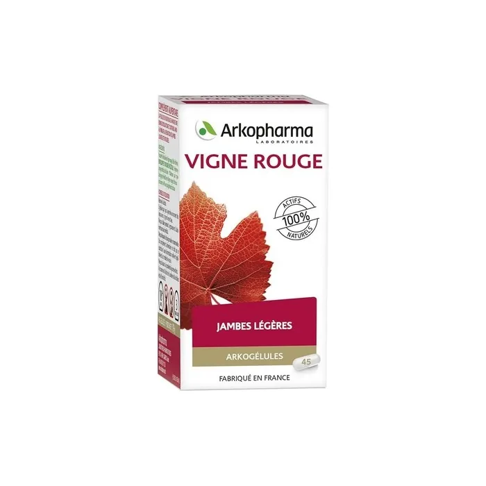 Arkopharma Arkogelules Organic Red Vine 45 Capsules