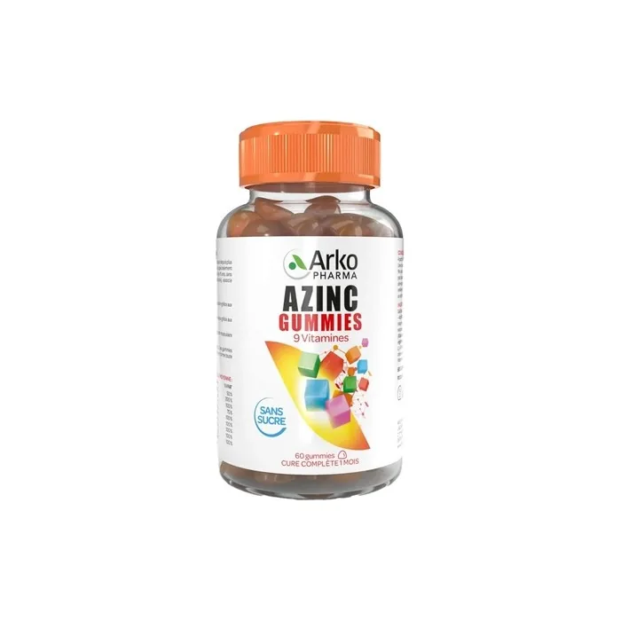 Arkopharma Azinc Gummies 9 Vitamins 60 Gummies