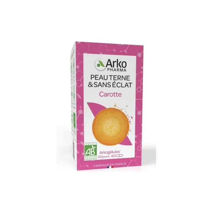 Arkopharma Arkogelules Organic Carrot 80 Capsules