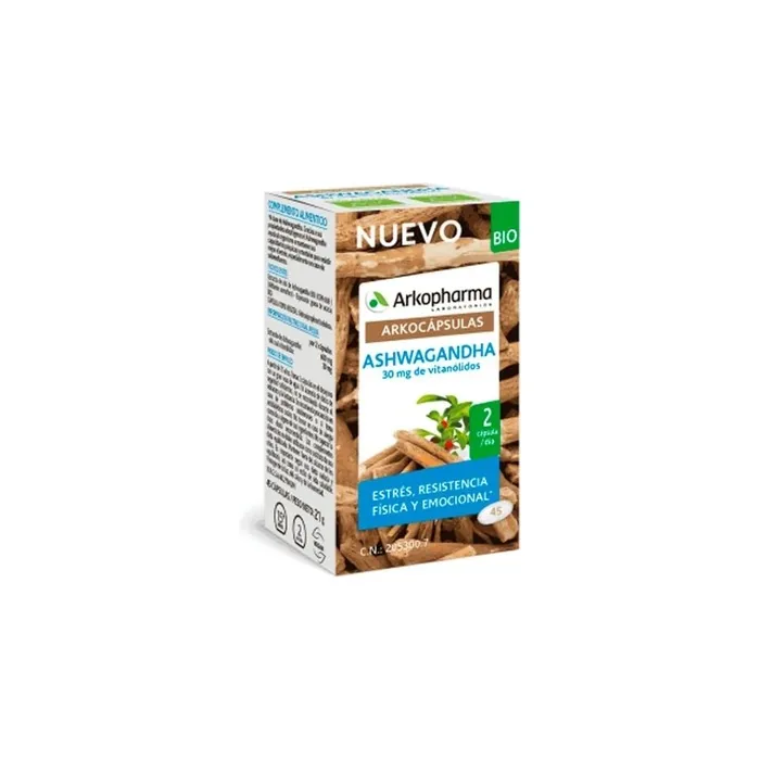 Arkopharma Arkocapsulas Ashwagandha Bio 45 Capsules