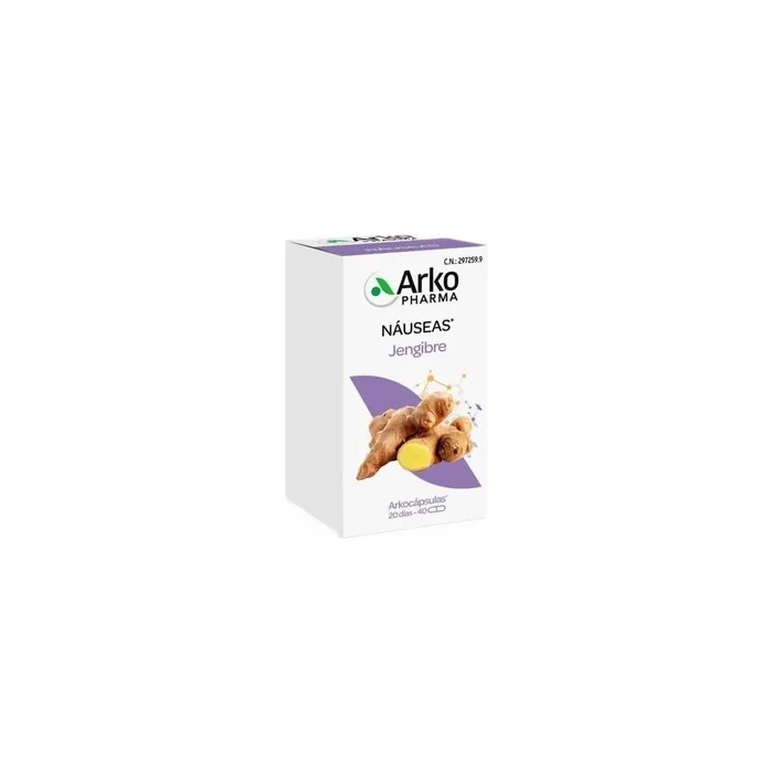 Arkopharma Arkocapsules Ginger 40 Capsules