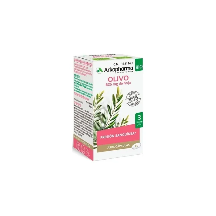 Arkopharma Olive Organic Dietary Supplement 45 Capsules
