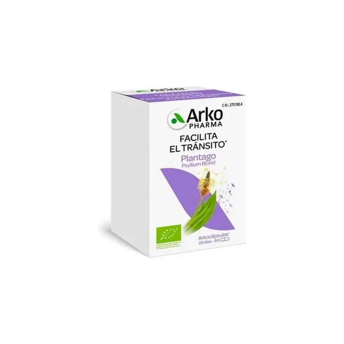 Arkopharma Arkocaps Plantago 84 Capsules Herbal Dietary Supplement