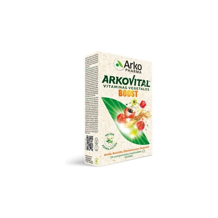 Arkopharma Arkovital Boost 24 Chewable Tablets Dietary Supplement