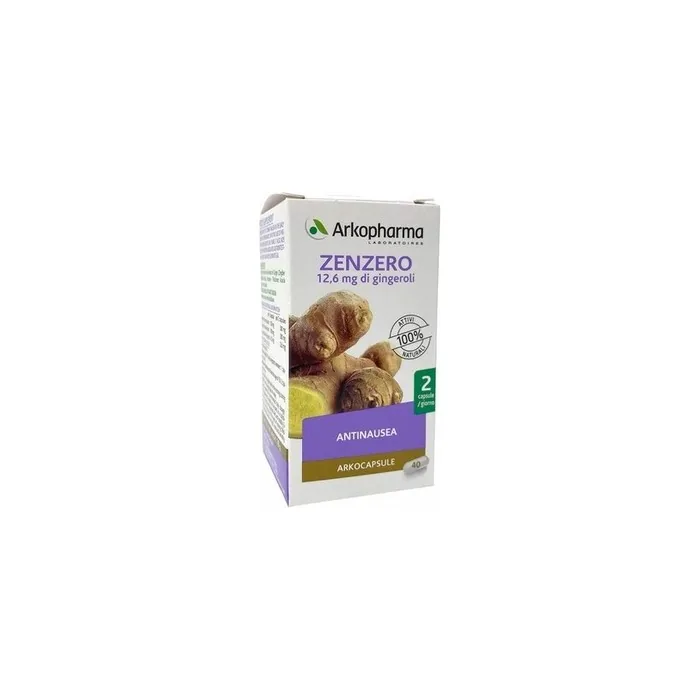 Arkopharma Arkocapsule Ginger Herbal Supplement 40 Capsules