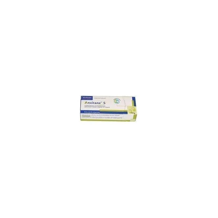 Virbac Anxitane S Nutritional Supplement Box 30 Chewable Tablets