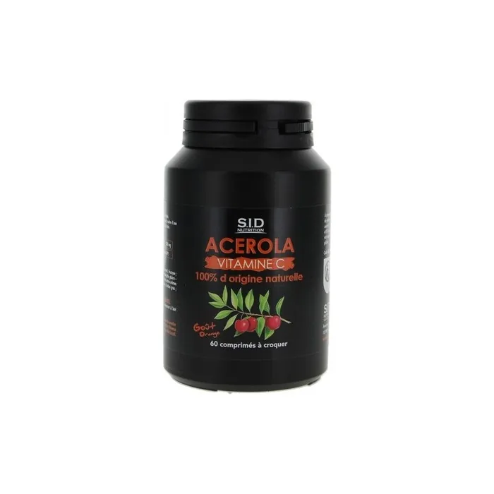Sid Nutrition Acerola Vitamin C Dietary Supplement 60 Tablets