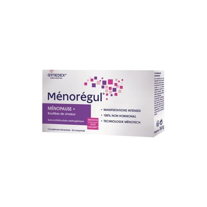 Gynedex Menoregul Menopause+ Dietary Supplement 30 Tablets