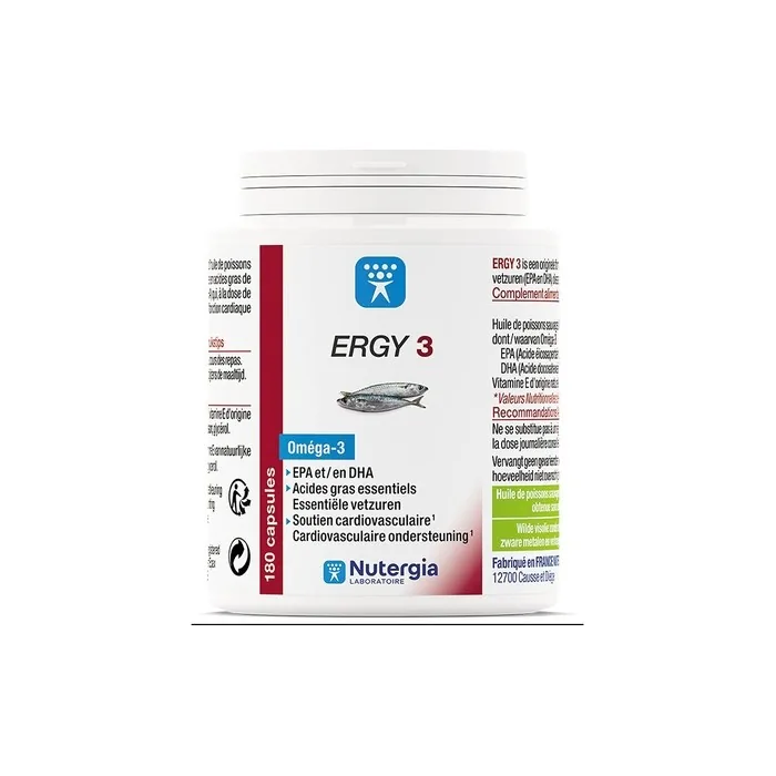 Nutergia Ergy 3 180 Capsules