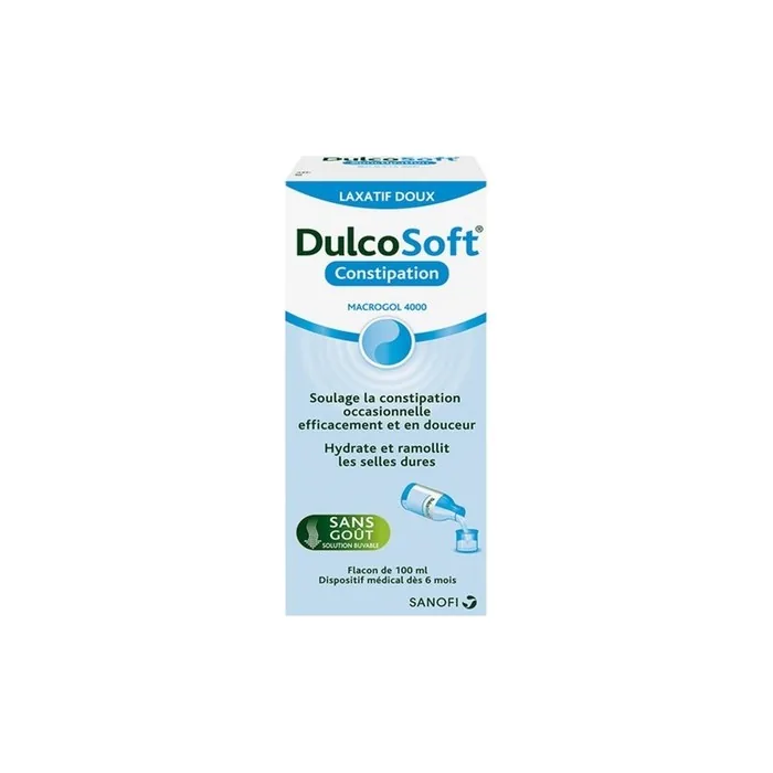 Sanofi Dulcosoft Constipation Relief 100ml - Medical Device for Ages 6 Months and Up